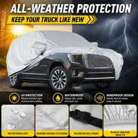 Housse voiture pour GMC Yukon 2021-2024, imperméable et anti-UV, tissu 210T, pluie, neige et poussière