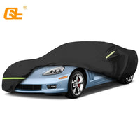 Housse voiture pour Chevrolet Corvette C6 2005-2013, polyester 210T imperméable avec sangles coupe-vent