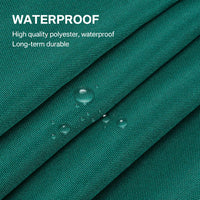 Voile d'ombrage imperméable anti-UV en polyester 160 g/m², triangle, carré ou rectangle