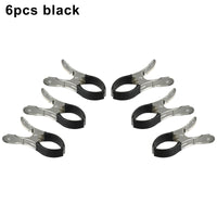 Pinces bâche piscine en acier inoxydable, manchons bleus ou noirs, lot de 6 ou 30 pièces