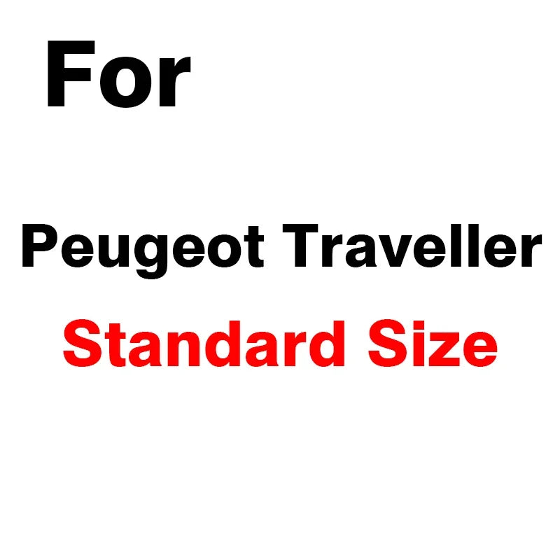 Housse voiture pour Peugeot Traveller 2016-2023 modèle passager, polyester 190T imperméable, 3 longueurs