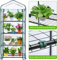 Bâche de rechange pour mini serre de jardin en PVC transparent, 2 à 5 niveaux