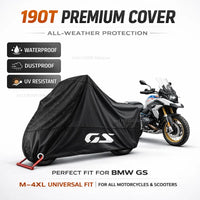 Housse moto pour BMW R 1300 GS et Adventure, polyester 190T imperméable, anti-UV, 6 tailles