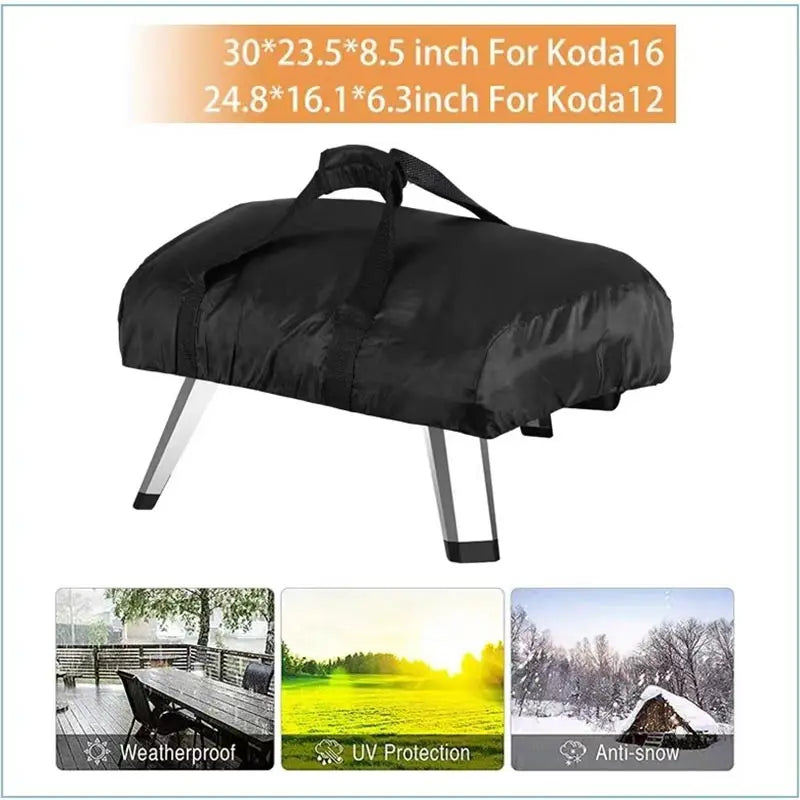 Housse four à pizza pour Ooni Koda 12 et Koda 16, Oxford 210D imperméable anti-UV