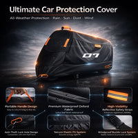 Housse moto pour Yamaha MT-07, polyester 210D imperméable, anti-UV, bandes réfléchissantes, 6 tailles