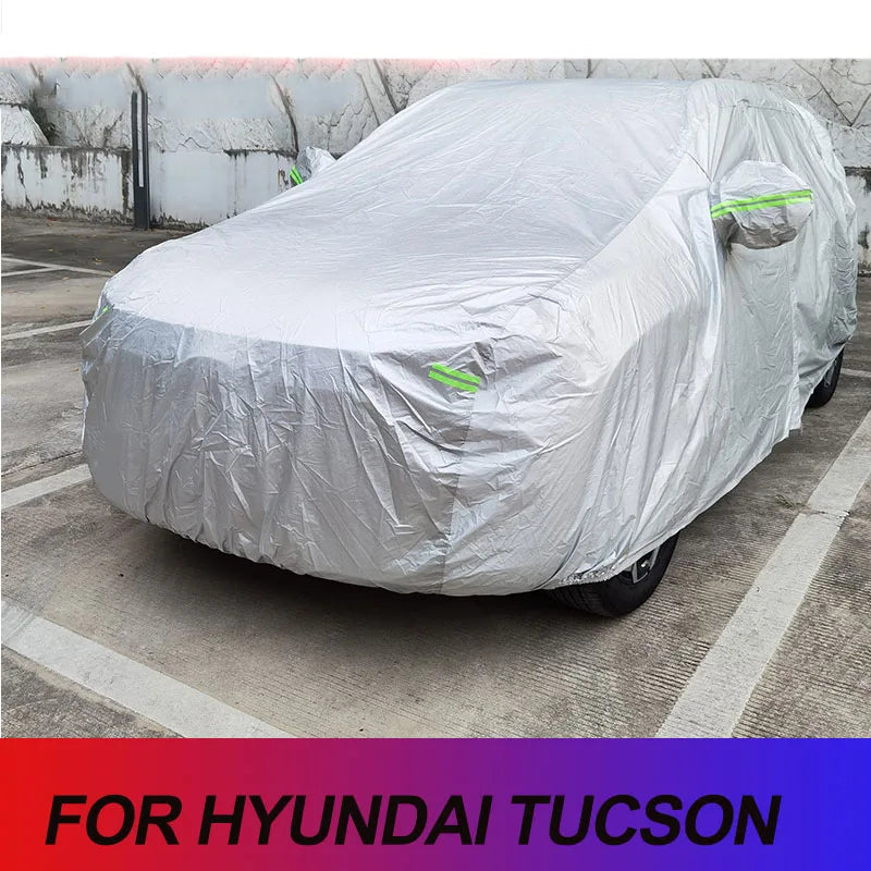 Housse voiture pour Hyundai Tucson 2021 NX4, Oxford imperméable, anti-UV