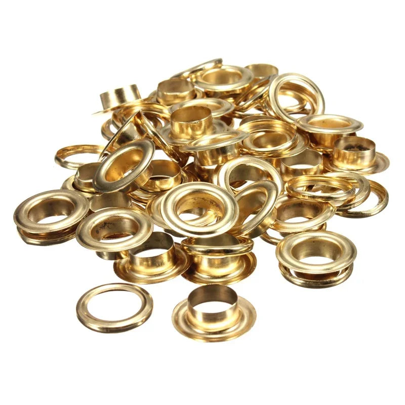 Kit de 63 œillets métalliques de 12 mm pour bâche, avec outil de pose