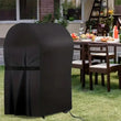 Housse de barbecue vertical et fumoir imperméable anti-UV avec sangle à boucle réglable