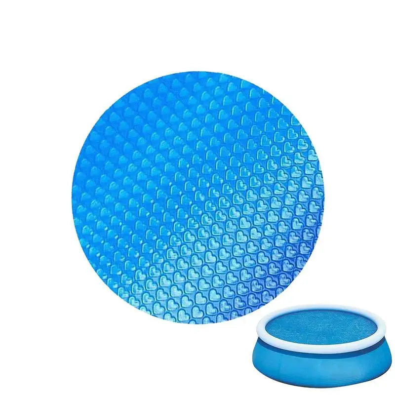 Bâche à bulles piscine ronde ou rectangulaire en film PE isolant, de 180 à 450 cm