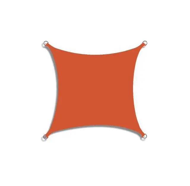 Voile d'ombrage carré ou rectangulaire polyester 300D imperméable, 15 tailles, 11 coloris