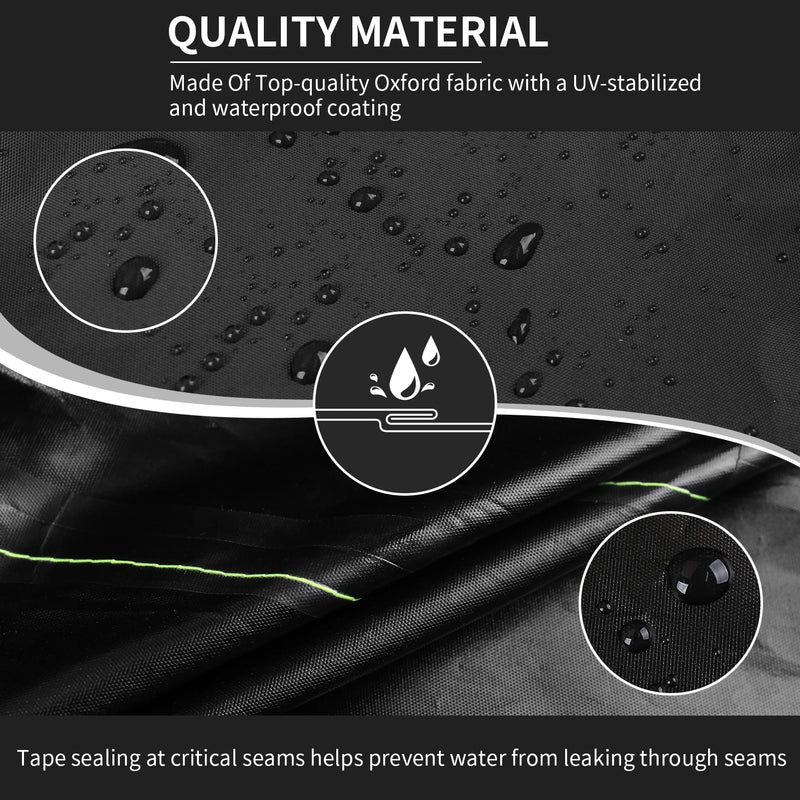 Housse de protection pour scooter de mobilité, Oxford 210D imperméable, 4 tailles