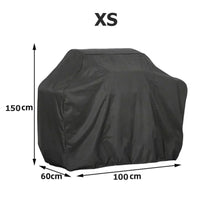 Housse de barbecue rectangulaire ou ronde, Oxford imperméable, 7 tailles de 58 à 190 cm