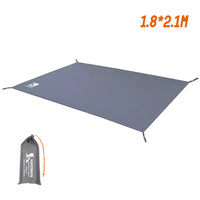 Bâche de sol de camping Oxford 210D avec œillets et sac, 5 tailles