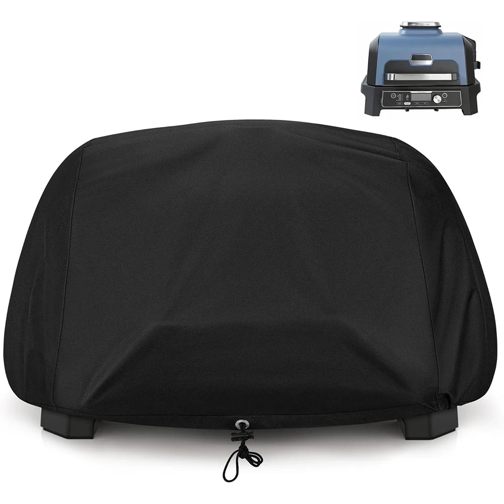 Housse de barbecue d'extérieur Oxford 600D résistante aux UV avec cordon de serrage, 57 x 52 x 41 cm