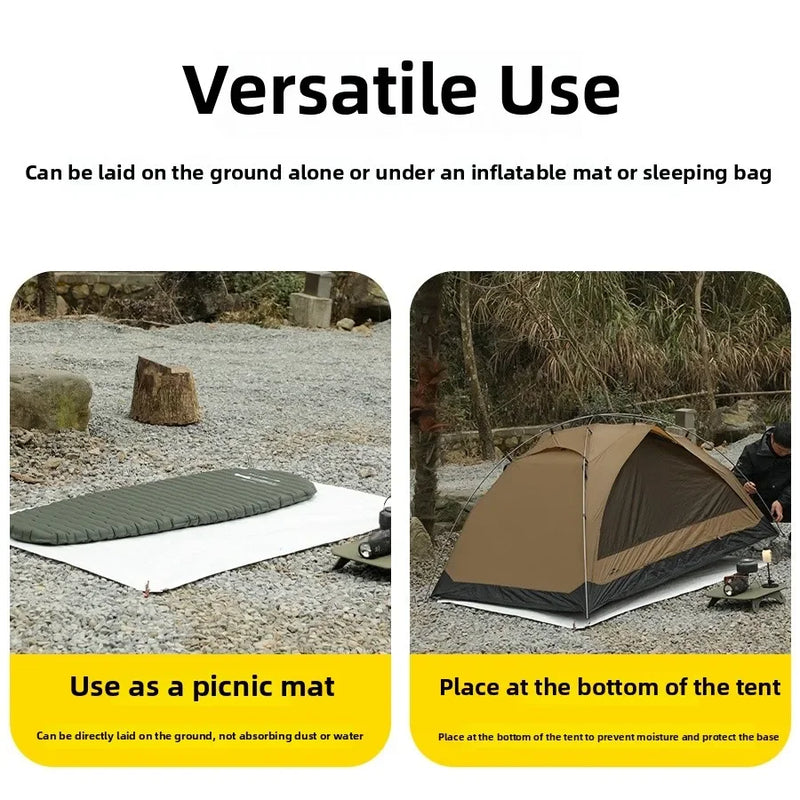Tapis de sol de camping ultraléger imperméable pour tente, simple ou double