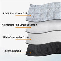 Protection pare-brise magnétique argentée anti-givre et imperméable, 5 aimants, berline 145x105 cm ou SUV 160x116 cm