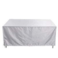 Housse de brasero carrée imperméable en Oxford 210D, 10 dimensions, noire ou argent