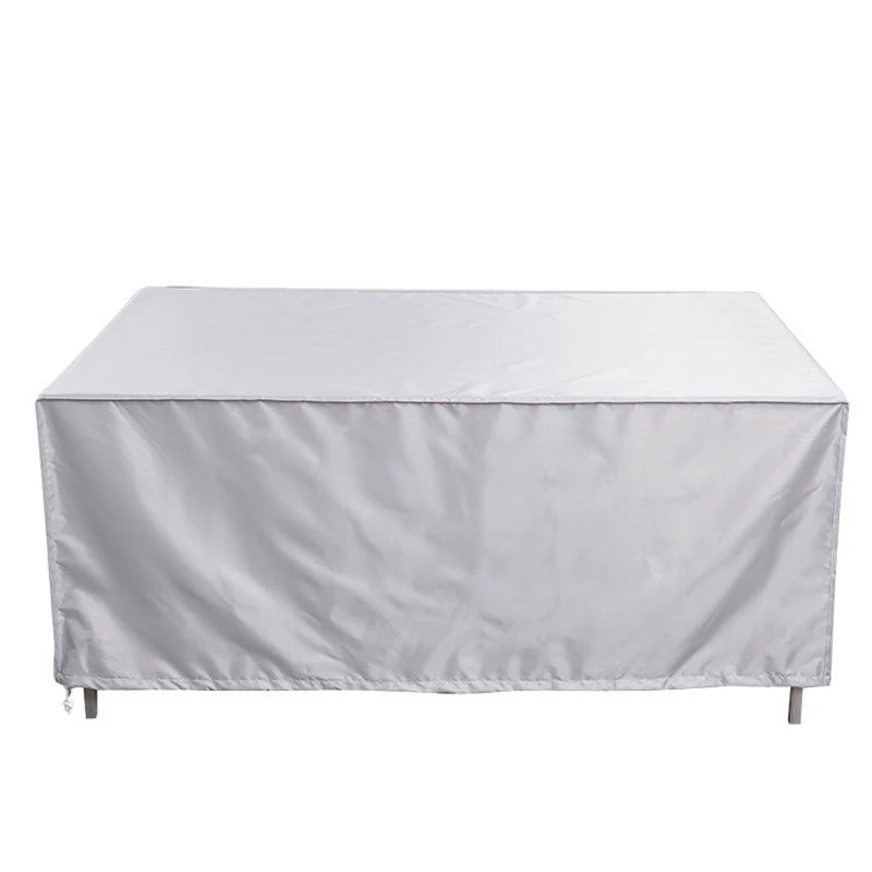 Housse de brasero carrée imperméable en Oxford 210D, 10 dimensions, noire ou argent