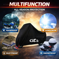 Housse scooter pour Vespa GTS, GTS Super et GTV, polyester 190T imperméable, anti-UV, 6 tailles