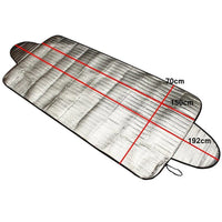 Protection pare-brise antigel en aluminium 4 couches, anti-neige et anti-UV
