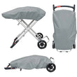 Housse barbecue grise pour Weber Traveler, gaz portable, Oxford 210D, 101 x 49 x 25 cm