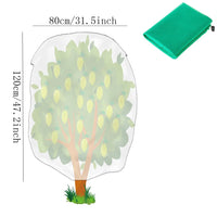 Housse d'hivernage verte à fermeture éclair pour plantes et arbustes, 5 tailles