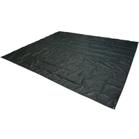 Bâche de sol camping imperméable polyester avec œillets, 180 x 180 cm ou 180 x 280 cm
