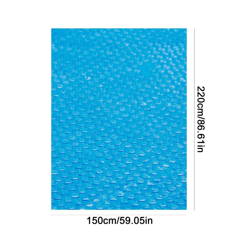 Bâche à bulles piscine ronde ou rectangulaire en PE, de 180 à 360 cm, coupe libre