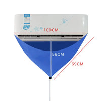 Bâche de nettoyage climatiseur mural étanche en PVC, 100 x 56 cm, avec ou sans tuyau