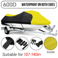 Housse de jet ski remorquable imperméable 600D, tailles L et XL, 6 coloris
