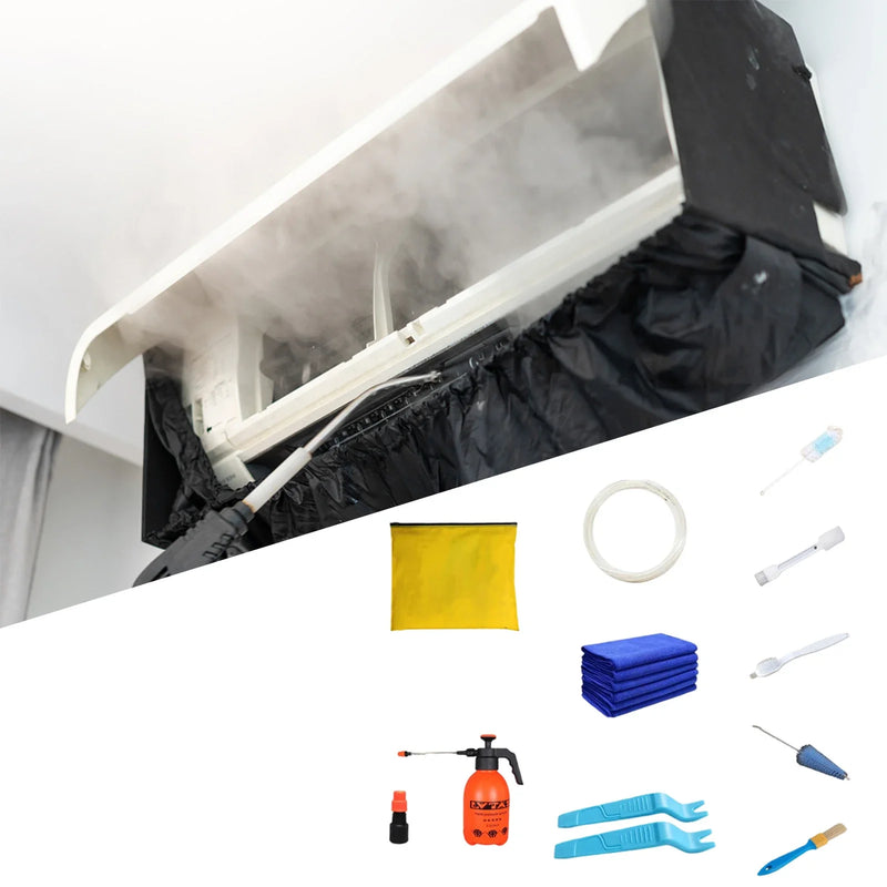 Kit de nettoyage de climatiseur avec housse Oxford imperméable, 98 ou 118 cm, 4 versions