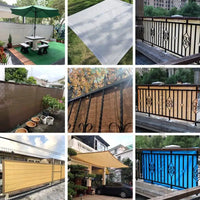 Filet d'ombrage PEHD anti-UV à œillets pour pergola et balcon, 7 coloris