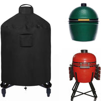 Housse barbecue kamado ronde imperméable et coupe-vent, 80 x 102 ou 90 x 122 cm