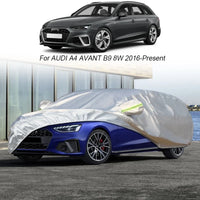 Housse voiture pour Audi A1 Hatchback GB, polyester 270T argent, anti-neige