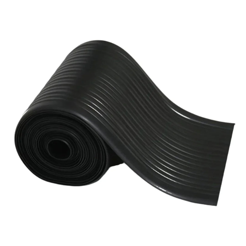 Rouleau de protection de coque en caoutchouc nervuré 3 m x 20 cm, pour bateau pneumatique