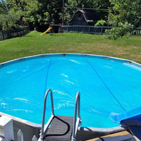 Bâche à bulles ronde isolante en polyéthylène, pour piscine de 1,83 à 3,66 m de diamètre