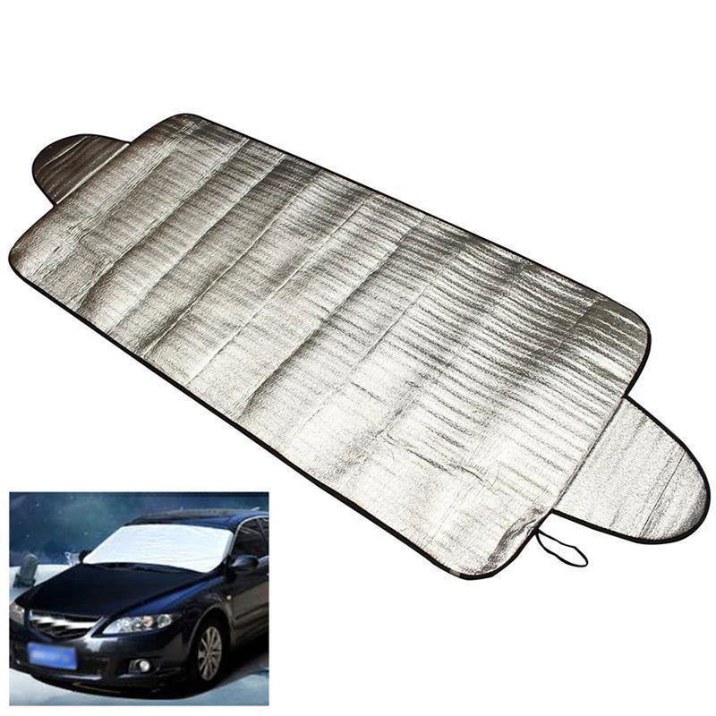 Bâche pare-brise antigel et anti-neige 145 x 90 cm, aluminium 4 couches pour voiture