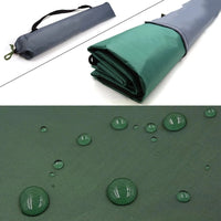 Bâche de camping auvent imperméable Oxford 210D, avec ou sans poteaux, 3x3 à 3x5 m