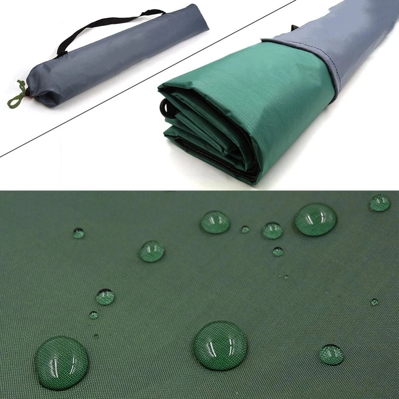 Bâche de camping auvent imperméable Oxford 210D, avec ou sans poteaux, 3x3 à 3x5 m