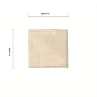 Tapis ignifuge foyer et barbecue en fibre de verre, 28 x 28 ou 45 x 45 cm