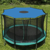 Toit pare-soleil de trampoline anti-UV imperméable, 1,83 à 4,88 m, pour 6, 8 ou 12 poteaux