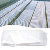 Bâche plastique transparente pour serre, film polyéthylène 0,04 mm, 2x6 m ou 2x10 m