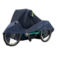 Housse de scooter et moto imperméable anti-UV avec bandes réfléchissantes, noire ou argent, tailles S à L