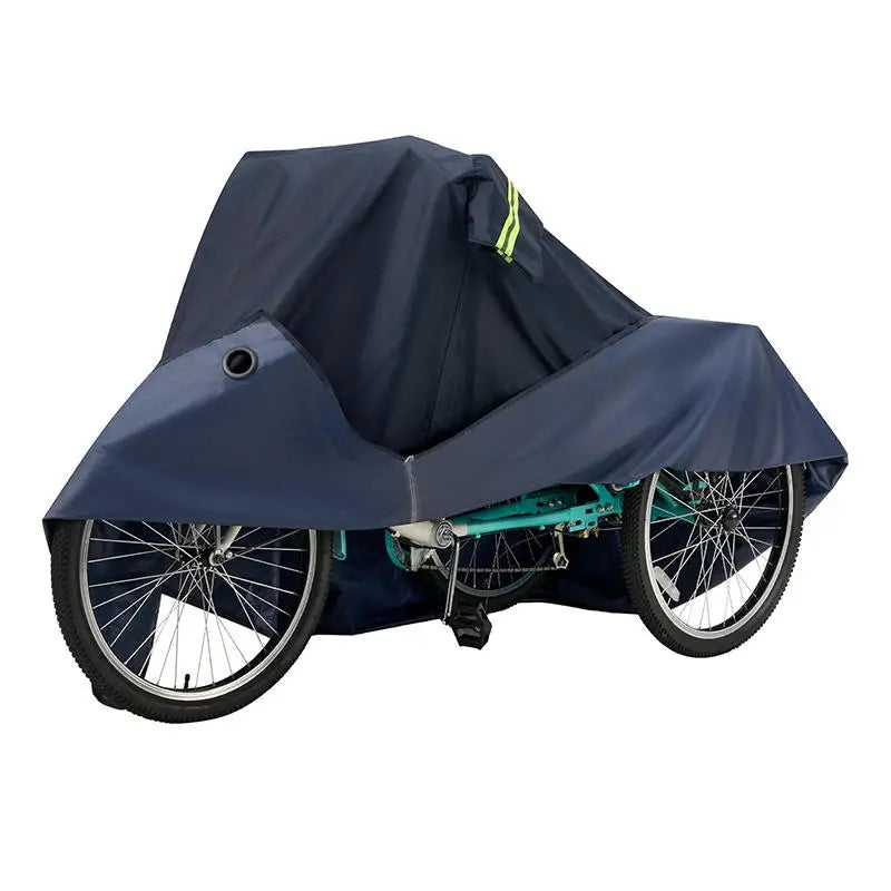 Housse de scooter et moto imperméable anti-UV avec bandes réfléchissantes, noire ou argent, tailles S à L