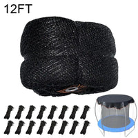 Housse trampoline pare-soleil en filet maille anti-UV, pour trampoline de 1,83 à 4,88 m