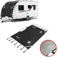 Housse avant de remorquage pour caravane, Oxford 210D imperméable et anti-UV, 220 x 175 cm