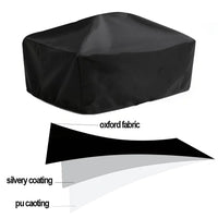 Housse plancha à gaz en polyester 210D imperméable, 7 dimensions de 44 à 90 cm