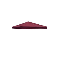 Bâche de tonnelle 3 x 3 m de remplacement, toit simple ou double, polyester 300D