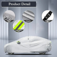 Housse voiture pour Audi Q5, Oxford 210T imperméable, anti-UV, argent ou noir