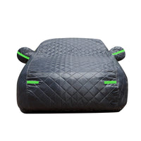 Bâche anti-grêle voiture complète 3 couches Oxford et coton, argent ou noir, berline et SUV